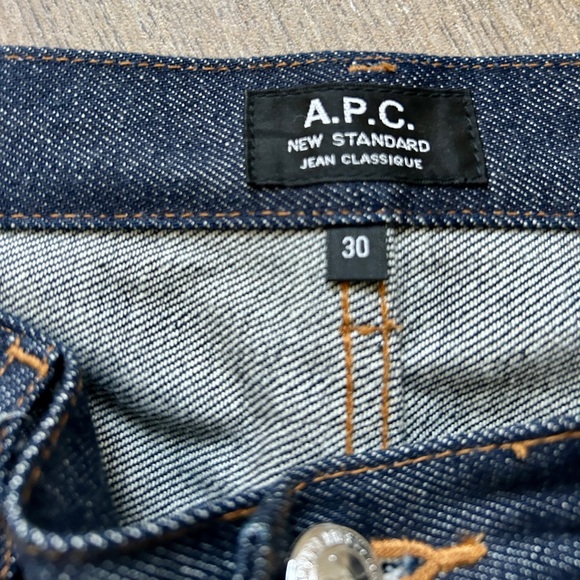 A.P.C. New Standard Jean Classique Size 30 - Picture 2 of 5